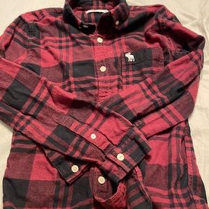Boys Abercrombie kids button up size 11/12